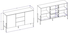 Μπουφές Plum 2D3D mini-Mpez