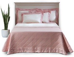 Σετ Σεντόνια Βαμβακοσατέν King 240x270εκ. Imperia Pink 19V69