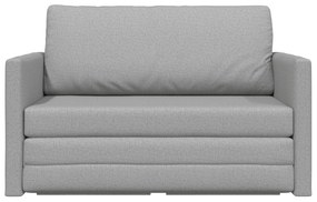 vidaXL Καναπές Κρεβάτι 2 σε 1 Ανοιχτό Γκρι 124x71x78 cm Ύφασμα