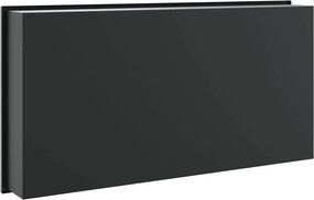 vidaXL Εσοχή Ντους Βουρστ. Μαύρο Ματ 62x32x9 εκ. Αν. Ατσάλι