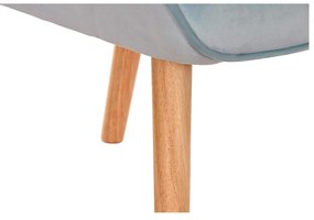 Κάθισμα DKD Home Decor Sky μπλε Φυσικό πολυεστέρας Ξύλο 67 x 75 x 96 cm