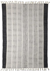 Χαλί Lotus Cotton Kilim 354 Black - 140x200