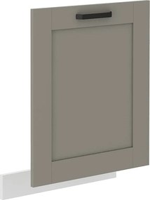 Πρόσοψη κουζίνας Nelor ZM 713x596-Γκρι σπέσιαλ - Λευκό