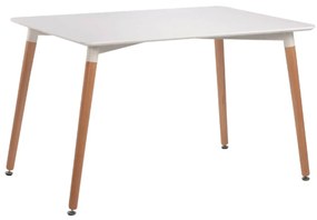 Τραπέζι Randy Off White 10-0001 120X80X72 cm Mdf, Wood