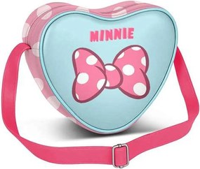 Τσάντα Ώμου Minnie Mouse Ροζ 15,5 x 21 x 6,5 cm