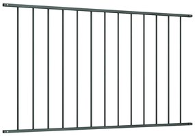 vidaXL Πάνελ Περίφραξης Ατσάλι με Ηλεκτροστατική Βαφή 1,63x1 μ. Ανθρακί