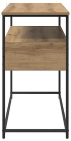 vidaXL Τραπέζι κονσόλας με συρτάρι Artisan Oak 100 x 40 x 75 cm