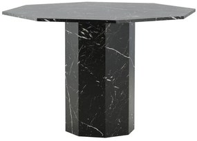 Τραπέζι Dallas 2465, Μαύρο μάρμαρο, 75cm, 20 kg, Ινοσανίδες μέσης πυκνότητας | Epipla1.gr