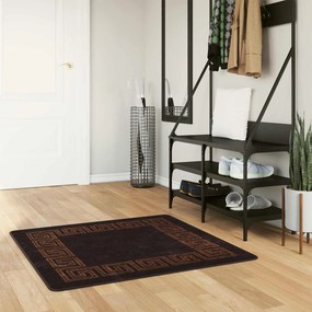 vidaXL Χαλί Runner MARSA Μαύρο 100 x 100 cm Πολυέστερ και PVC