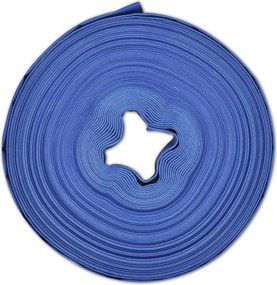 vidaXL Πλακέ Μάνικα Νερού 100 μ. 1" PVC