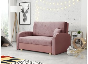 Καναπές - κρεβάτι Viva Soft με αποθηκευτικό χώρο, 133x98x85cm , Σάπιο μήλο - PL1903