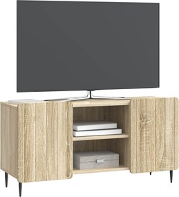 vidaXL Ντουλάπι TV 102 x 34,5 x 52 cm Sonoma Δρυς Επεξεργασμένο Ξύλο