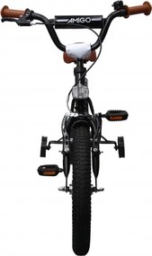 BMX Fun 16 Inch 28 cm Boys Coaster Brake Matte black