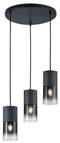 Φωτιστικό Οροφής Robin 310630332 Black Trio Lighting Metal