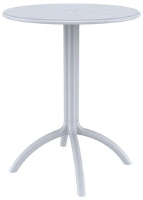 SIESTA OCTOPUS Φ60Χ75εκ.SILVER GREY ΤΡΑΠΕΖΙ ΠΟΛ/ΝΙΟΥ Φ60Χ75εκ.20.0165