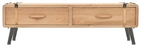 vidaXL Έπιπλο Τηλεόρασης 110 x 33 x 35 εκ. από Μασίφ Ξύλο Ελάτης