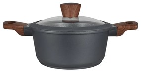 Κατσαρόλα 01-1148 Stone 24Cm Χυτό Αλουμίνιο Anthracite Estia 24cm Aluminium