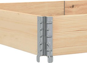 vidaXL Κολάρα Παλέτας 150x100 εκ. από Μασίφ Ξύλο Πεύκου