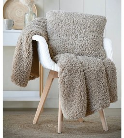 Κουβέρτα Καναπέ Fleece (130x150) S-F Dudley Taupe P2D437002