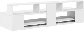 vidaXL Γραφείο Στούντιο Λευκό 110 x 42,5 x 36 εκ Επεξεργασμένο Ξύλο