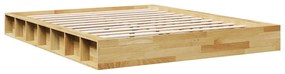 Πλαίσιο κρεβατιού χωρίς στρώμα 150x200 cm μασίφ ξύλο δρυς 3324124