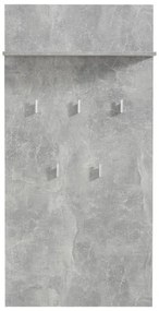 Έπιπλο Χολ - Κρεμάστρα Como CIV Γκρί Concrete 67x19,5x137 εκ. 67x19.5x137 εκ.
