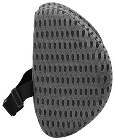 vidaXL Μαξιλάρι με μαξιλάρι Ρυθμιζόμενος Γκρι 31 x 23 x 14 εκ 4D Δίχτυ