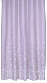 Κουρτίνα Μπάνιου Daisario Lilac Nef-Nef 180Πx180Υ 180x180cm Πολυέστερ