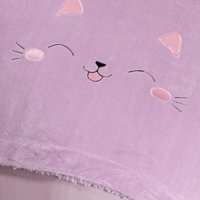 Κουβέρτα Fleece Μονή Με Γουνάκι (160x220) Nima Lily