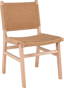 COMO Καρέκλα Τραπεζαρίας Φυσικό, Κάθισμα Paper Rope   1τμχ
