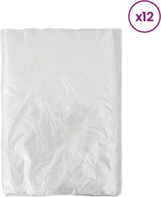 vidaXL Φύλλο σκόνης 12 τμχ. Διαφανές 400 x 500 cm HDPE