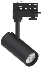 Σποτ Φωτιστικό Τριφασικής Ράγας LED 10W IP20 4000K Μαύρο T01002-BL Inlight-T01002-BL-Μαύρο T01002-BL