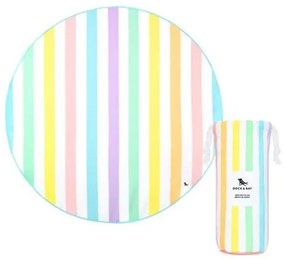Dock And Bay Στρογγυλή Πετσέτα Θαλάσσης Φ170cm Quickdry - Unicorn Waves Μικροινών 5060668836026