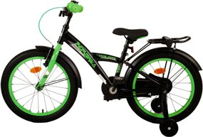 Thombike 18 Inch 24 cm Boys Coaster Brake Black/Green