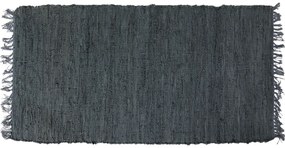Δερμάτινο Χαλάκι (70x140) San Lorentzo Flat Grey