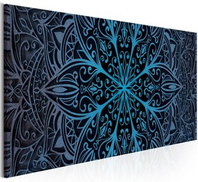 Πίνακας - Feathers (1 Part) Blue Narrow 135x45