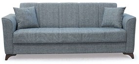 Καναπές - Κρεβάτι Silia 40.0101 Τριθέσιος Με Αποθηκευτικό Χώρο 210x80x75cm Grey