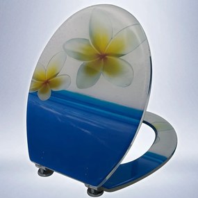 ΚΑΠΑΚΙ WC SeasideBlossom 36×43 cm San Lorentzo 8111B