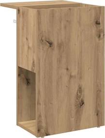vidaXL End Table Artisan Oak 35 x 40 x 55 εκ. Επεξεργασμένο ξύλο