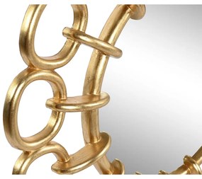 Τοίχο καθρέφτη Home ESPRIT Χρυσό 95 x 5 x 95 cm