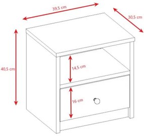 Κομοδίνο Babydreams-Mple