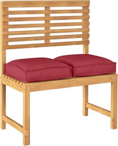 vidaXL Μαξιλάρι 2 pcs Κόκκινο 40 x 40 x 8 εκ. Ύφασμα Όξφορντ
