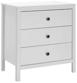 Συρταριέρα French Megapap χρώμα λευκό 73x47x81εκ.-GP009-0257,1