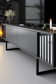 Σύνθεση Τηλεόρασης Ανθρακί / Μαύρο CODES 180x30x18