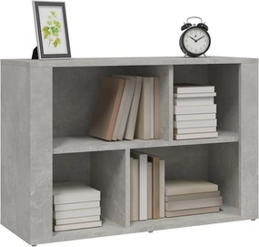 vidaXL Ντουλάπι Γκρι Σκυροδέματος 80x30x54 εκ. Επεξεργασμένο Ξύλο