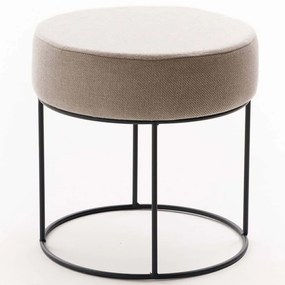 Σκαμπό Didim 825BLC5142 Φ40x40cm Beige