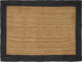 vidaXL Χαλιά χώρου Σκούρο Γκρι 140 x 200 cm Γιούτα