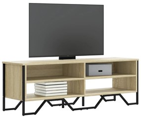 vidaXL Έπιπλο Τηλεόρασης Sonoma Δρυς 122x34x41 εκ. Επεξεργασμένο Ξύλο