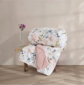 Stewehome Πάπλωμα διπλό από βελούδο Ροζ 195x215 cm