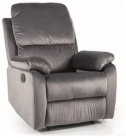 FOTEL ROZKŁADANY SPENCER 1 VELVET SZARY BLUVEL 14 DIOMMI-80-3117